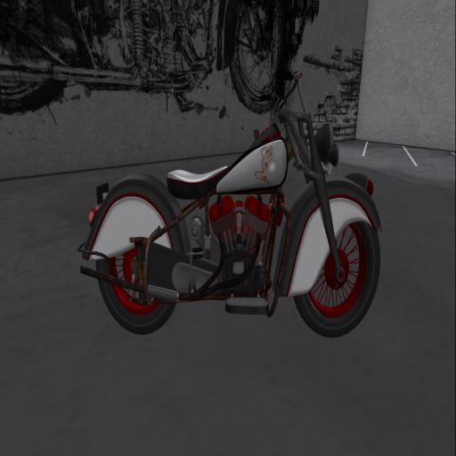 Renegade Motors Bike Crate Roached Pinup