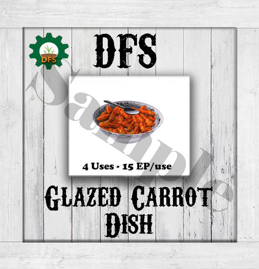 THF WHITE DFS Glazed Carrot Dish