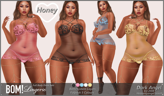 Dark Angel : Honey Full Body Dress Sets BOM - Fatpack