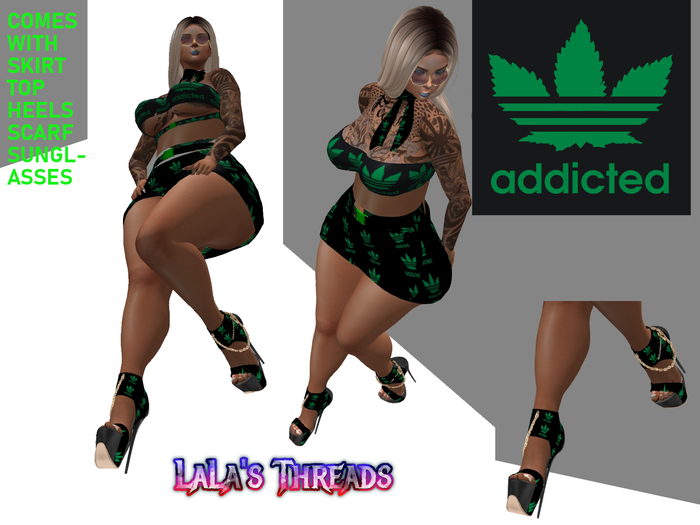 $LaLas Addicted COMPLETE OUTFIT Maitreya