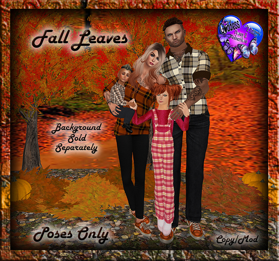 GP&D/P&A - Fall Leaves ( Original 4 ) Bento Poses Only