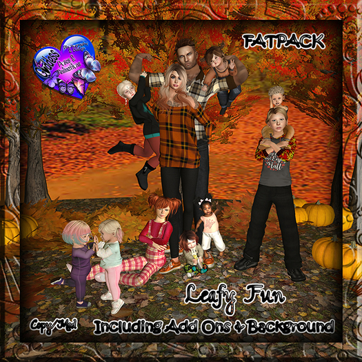 GP&D/P&A - Leafy Fun - FATPACK Including Bento Add Ons & Background Scene