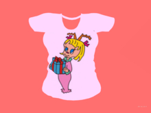 Dr. Seuss-Cindy-Lou Who-Ladies Mesh Shirt