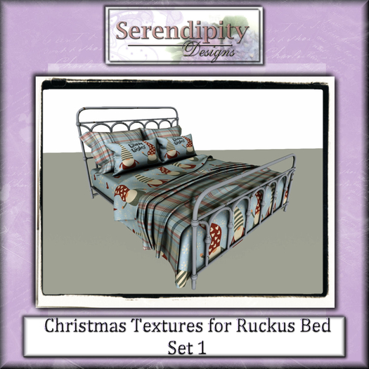 Serendipity Textures - Christmas Set 1 for Ruckus Bed