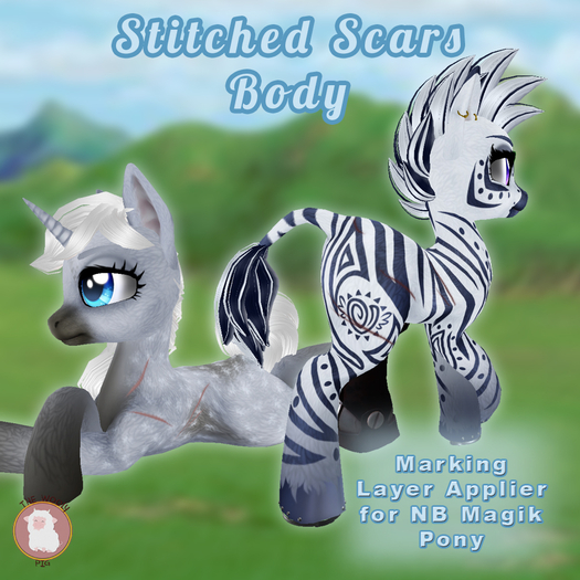 [WP] Stitched Scars Body for Magik Pony
