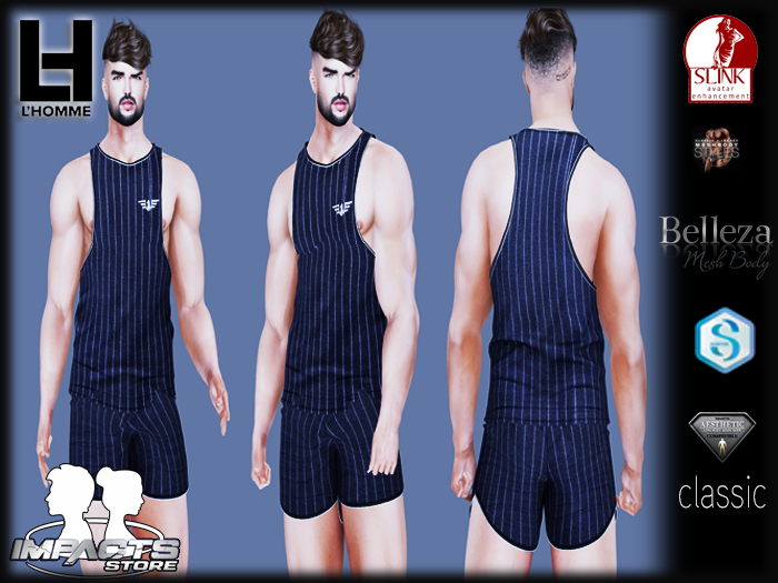 IMPACTS Striped OUTFITS Aesthetic/LEGACY/BELLEZA/SIGNATURE/SLIN
