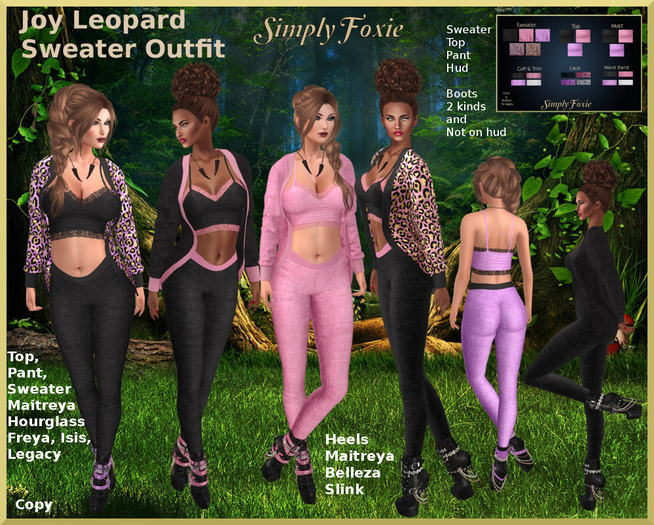 Joy Leopard Sweater Outfit (Boxed)