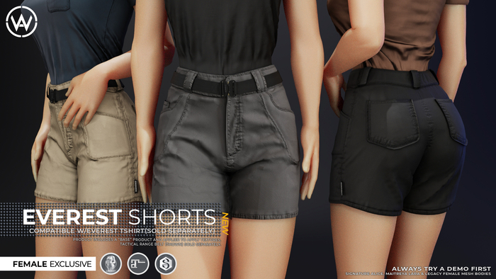 WAZ - Everest Shorts (Black)