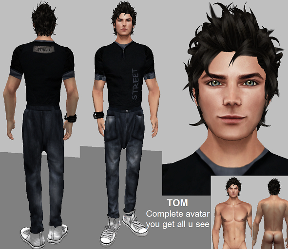 TOM cool student : shape skin hair clothes all inclusive