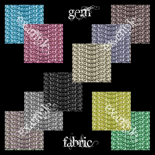 Eternal Creativity ~ Gem fabric pack 1