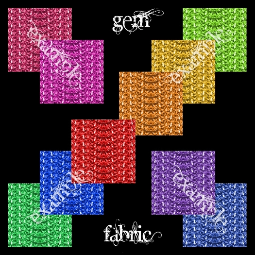 Eternal Creativity ~ Gem fabric pack 2