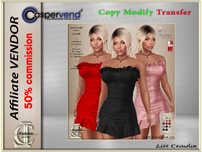 LC Affiliate Vendor - Ercia Dress [7 Vendors]