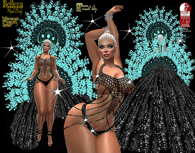 BLUE LEAVES CARNIVAL-SLINK-MAITREYA-BELLEZA