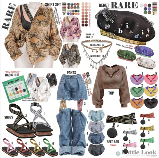 `M.BIRDIE / Lottie look. TOP Maitreya1
