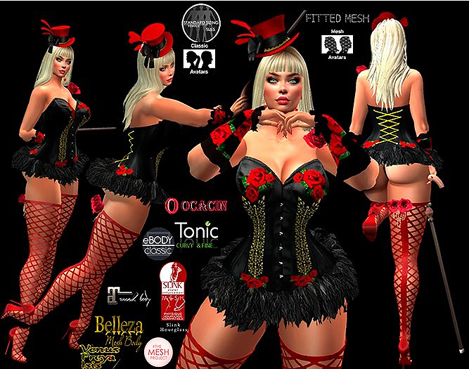 BURLESQUE DANCER-BELL-MAITR-SLINK-TONIC-TMP-EBODY-OCACIN-CLASS5
