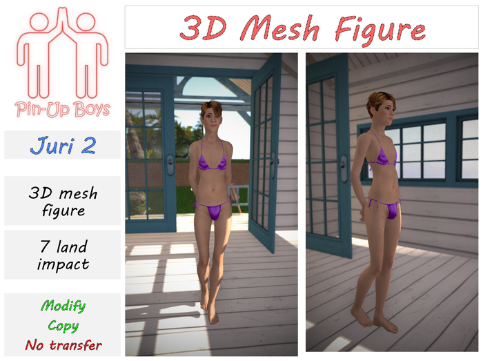 Pin-Up Boys 3D: Juri 2