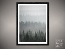 Morning Mist | Scenic Photo Poster | Mesh Frame with 6 texture options