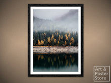Lakeside | Scenic Photo Poster | Mesh Frame with 6 texture options 