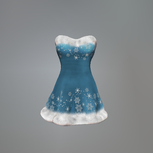 Blue Snow Queen Belleza Minidress box