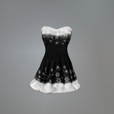 Charcoal Snow Queen Belleza Minidress box