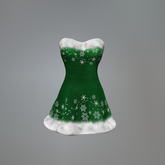 Green Snow Queen Belleza Minidress box