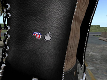 Helmet FLiptheBird - MC patch