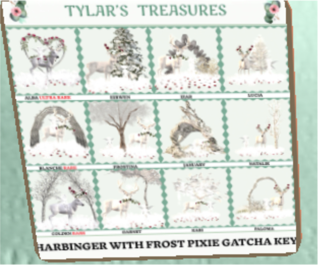 .:TT:.  HARBINGER WITH FROST PIXIE GATCHA GARNET box