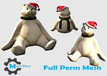 Mesh Place - Christmas Bear - Full Perm Mesh