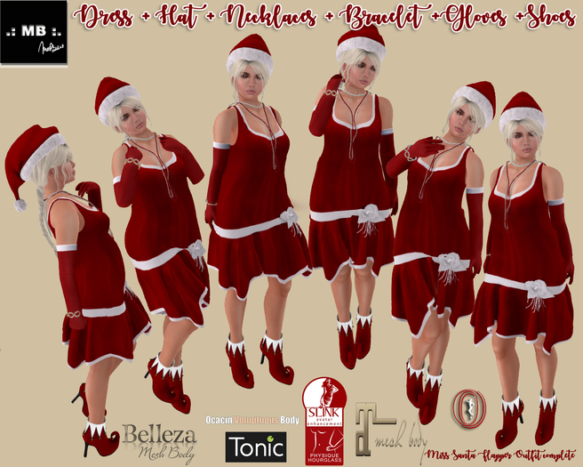 .: MB :. Miss Santa Flapper Outfit Complete