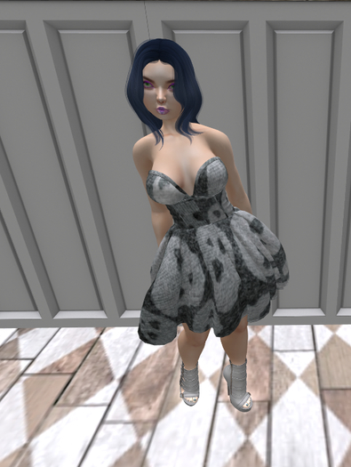 Skull Dress W/Shoes