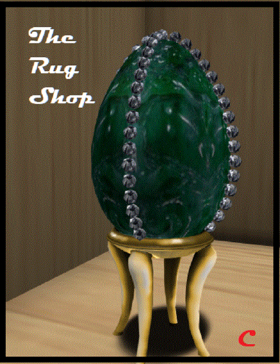 Faberge` Egg, jade tiger
