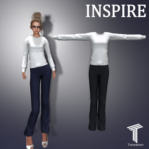 INSPIRE Crop Sweater and Pants Oufit [Demo]