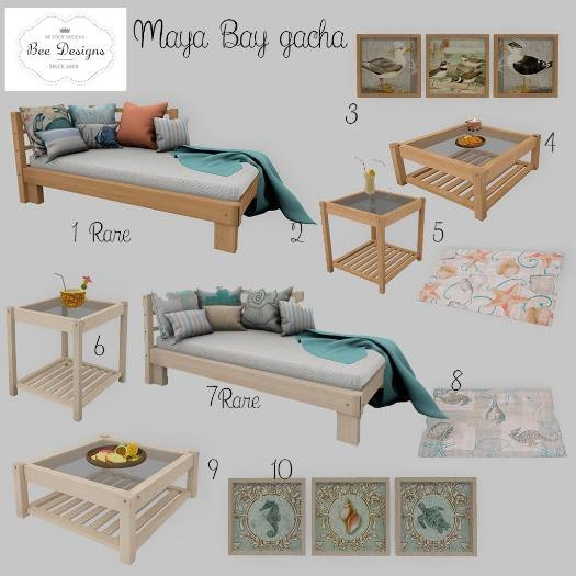 Bee designs Maya Bay gacha 4