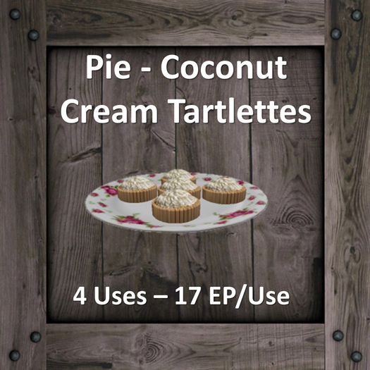 DFS Pie - Coconut Cream Tartlettes (Texture)