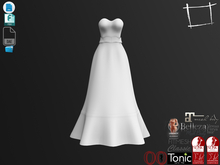 Dae Obj FBX For Long Flaring Skirt Strapless Gown With Belt Slink, Maitreya,Belleza,Tonic,Ocacin