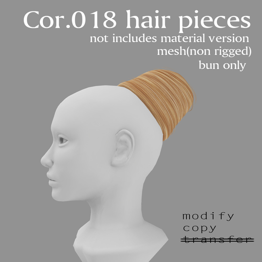 *booN Cor.018 hair pieces DEMO