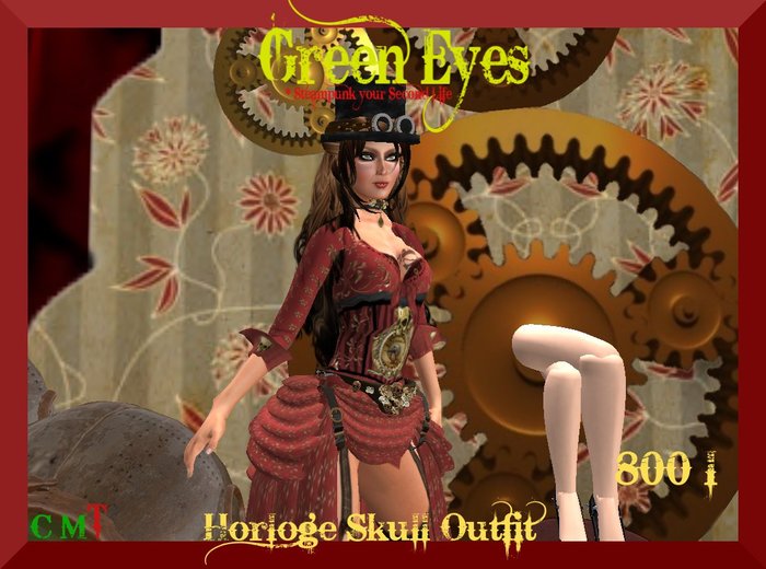 *Horloge Skull outfit*