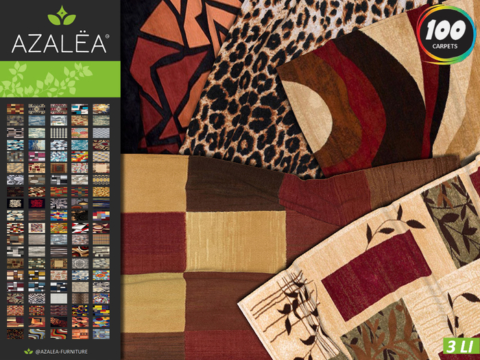[AZALEA] PROMO CARPETS RECTANGULAR WRINKLED MODERN