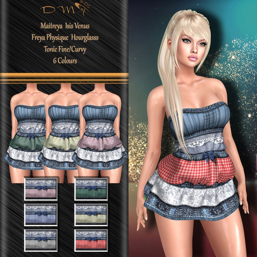 DM ~ Genoisa Denim Dress ♥ Promo ♥