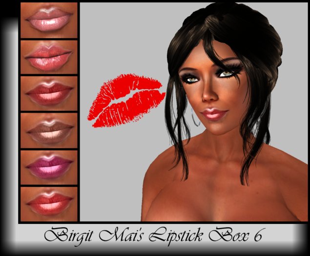 Birgit Mai's Lipstick Box 6  (BOXED)