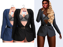 SENTINUS - Colbi Jacket Set Blue&Black