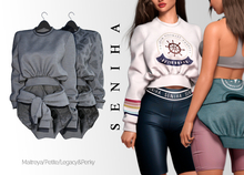 Seniha. Akane Sweatshirt // Grey