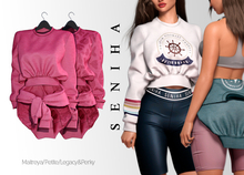 Seniha. Akane Sweatshirt // Pink