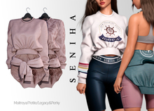 Seniha. Akane Sweatshirt // Nude
