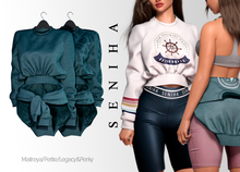 Seniha. Akane Sweatshirt // Blue