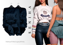 Seniha. Akane Sweatshirt // Dark Blue