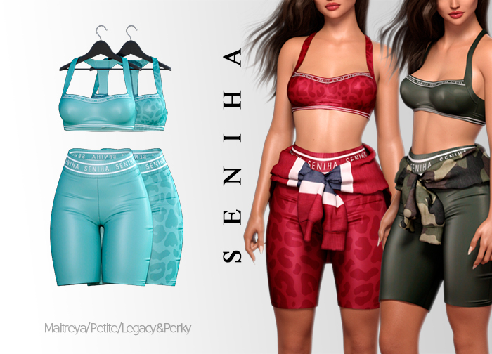 Seniha. Akane Set // Teal