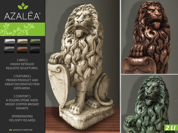 [AZALEA] PROMO STATUE LION