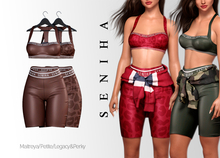 Seniha. Akane Set // Brown