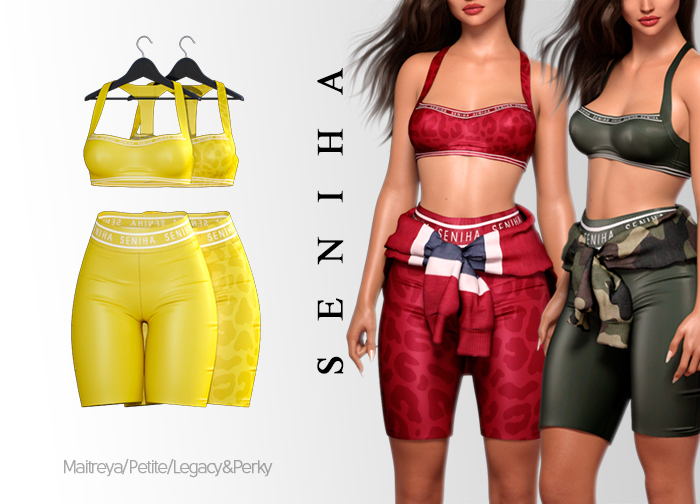 Seniha. Akane Set // Yellow